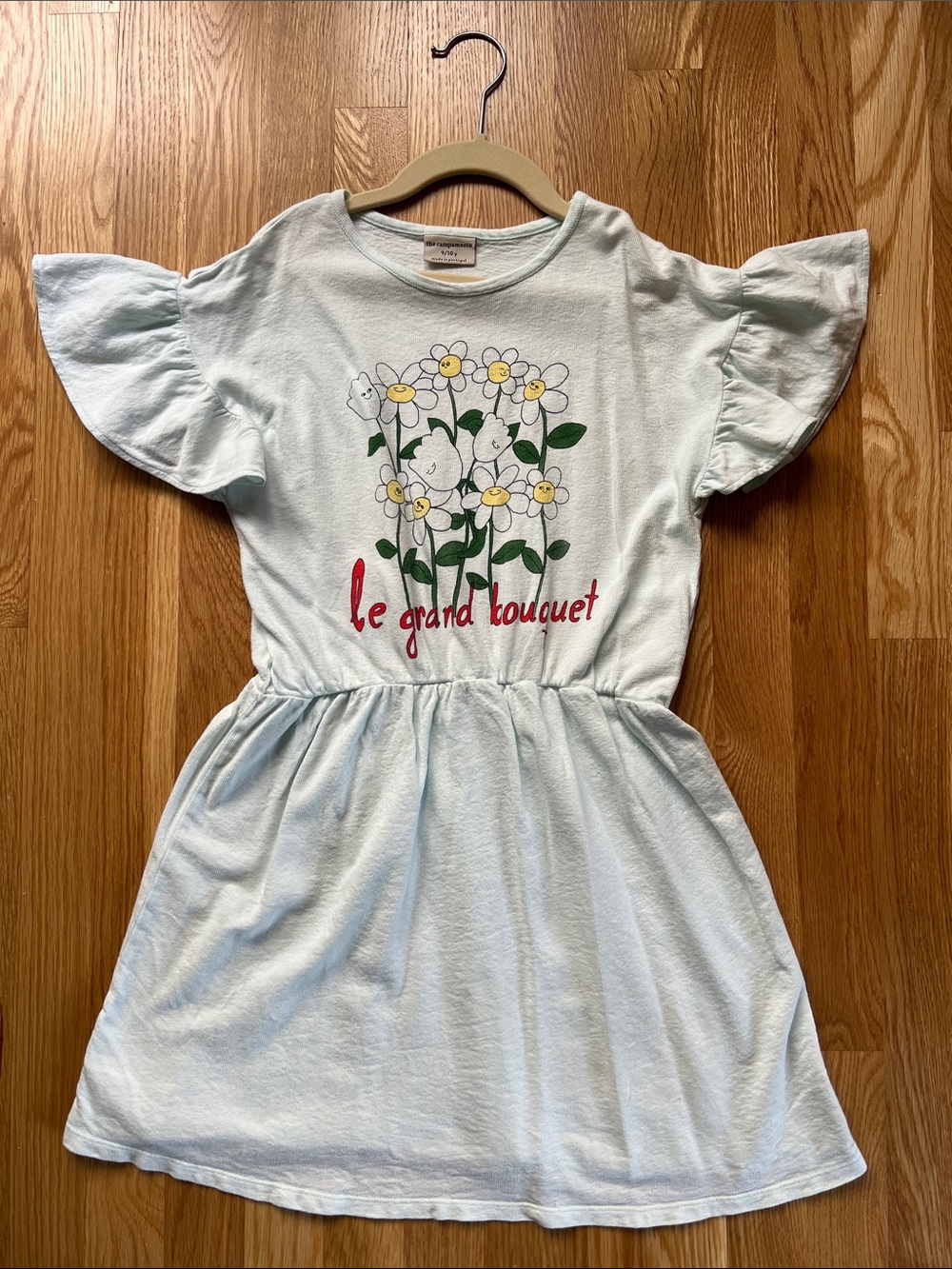 The Campamento Grand Bouquet Light Blue Girls' Dress